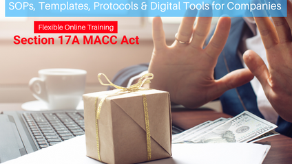 Product image for (English) Section 17A MACC Act - Anti Bribery and Anti Corruption: SOPs, Templates, Protocols & Digital Tools for Companies