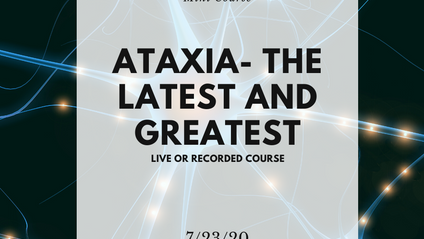 Product image for Ataxia--latest and greatest
