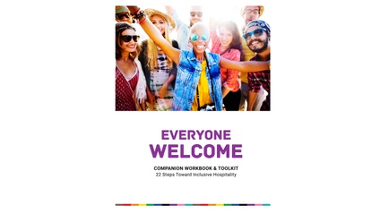 Product image for Everyone Welcome Companion Workbook LGBTQ+ Travel & Tourism Edition