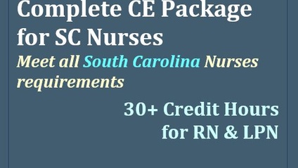 Product image for South Carolina Nurses CE Bundle | 30+ hrs.