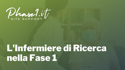 Product image for L'Infermiere di Ricerca nella Fase 1