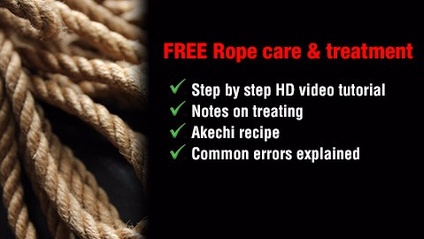 Product image for FREE! How to treat and care for bondage rope