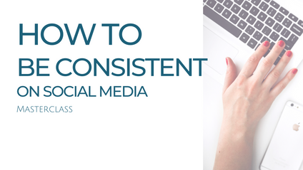 Product image for How to be consistent on social media