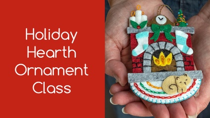 Product image for Holiday Hearth Ornament Class