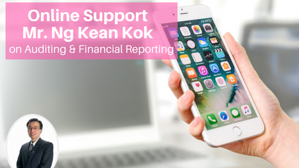 Product image for (English) Paid Whatsapp & Online Support - Ng Kean Kok on Auditing & Financial Reporting
