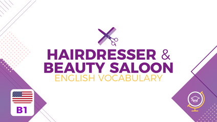 Product image for Hairdresser & Beauty Salon - English Vocabulary
