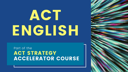 Product image for ACT ENGLISH Strategy Course