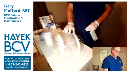 Product image for BCV Cuirass Disinfection & Maintenance