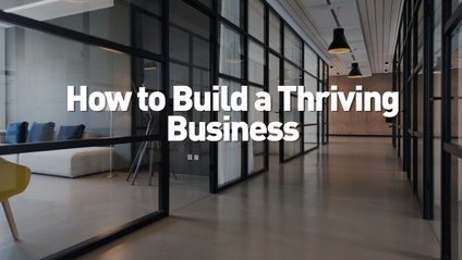 Product image for How to Build a Thriving Business