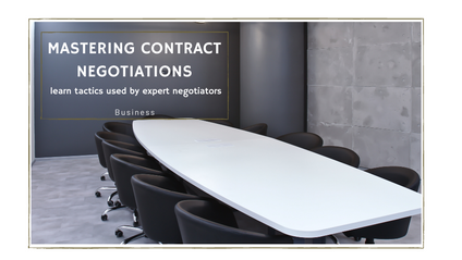 Product image for MASTERING NEGOTIATIONS