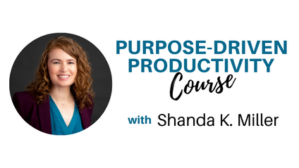 Product image for Purpose-Driven Productivity
