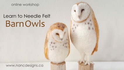 Product image for Needle Felt a Barn Owl