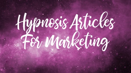 Product image for Hypnosis Articles for Marketing