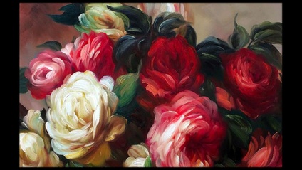 Product image for Paint-A-Long- Recreation of Discarded Roses by Renoir⁠