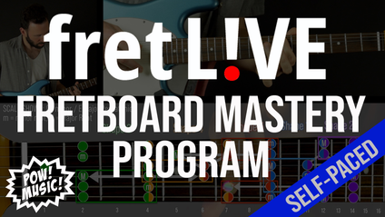 Product image for The fretLIVE Fretboard Mastery Program (Self Paced Edition)