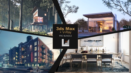 Product image for 3ds Max & V-Ray: PRO Arch Viz Bundle