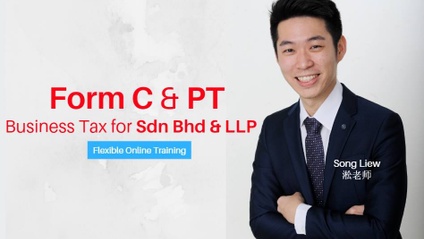 Product image for (English) Business Tax for Small Medium Enterprise  - Form C & PT by Song Liew Tzen Hsiung 淞老师 (ANC Group)