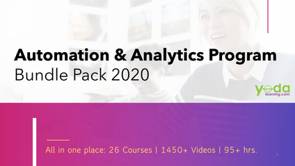 Product image for Automation & Analytics Program Bundle Pack 2024