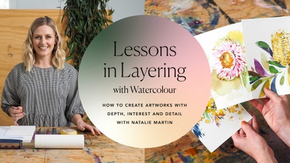 Product image for Lessons in Layering with Watercolour