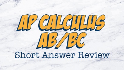 Product image for AB/BC Calculus Short Answer Review Course