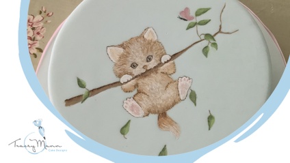 Product image for Cute cat in tree