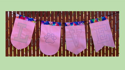 Product image for Multi-Option Alphabet and Garden Banner