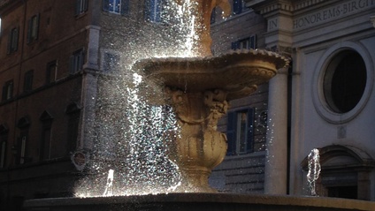 Product image for "Splashes and Torrents of Water on the Right Bank of the Tiber - The Acqua Paola"