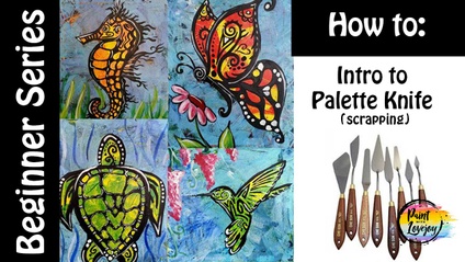 Product image for PALETTE KNIFE: Intro to Scrapping Method