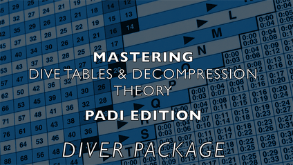 Product image for Mastering Dive Tables and Decompression Theory - Diver Package