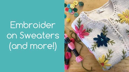 Product image for Embroider on Sweaters (and More!)