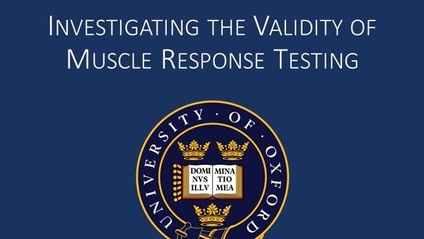 Product image for The Oxford Studies: Investigating the Validity of Muscle Response Testing