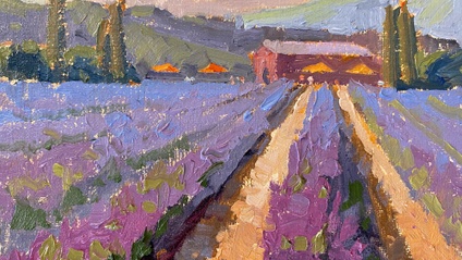 Product image for Flower Fields Pause & Paint Along