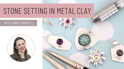 Product image for Stone Setting In Metal Clay (Torch Fire Techniques)