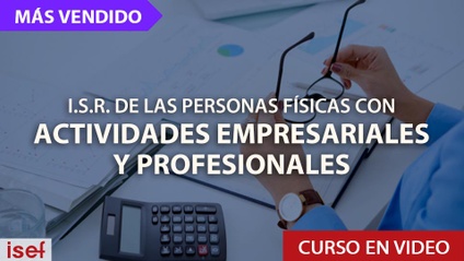 Product image for I.S.R. DE LAS PERSONAS FÍSICAS CON ACTIVIDADES EMPRESARIALES Y PROFESIONALES