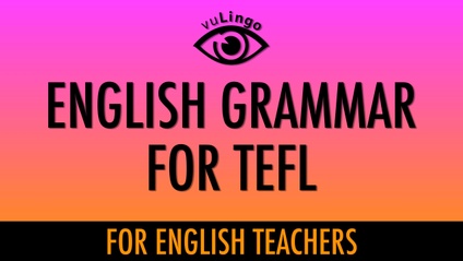 Product image for English Grammar for TEFL Teachers