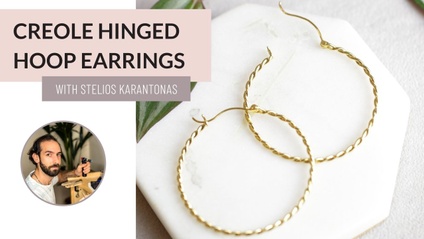 Product image for Creole Hinged Hoop Earrings