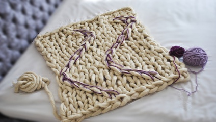 Product image for Master The Art Of Arm Knitting and Designing Chunky Blankets