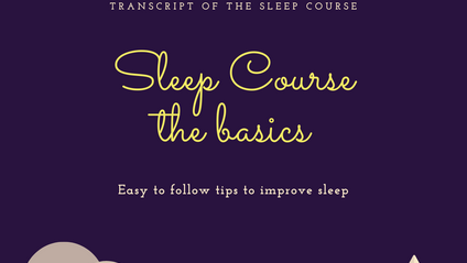 Product image for Sleep Course - The Basics