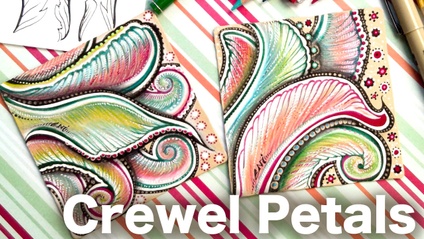 Product image for Crewel Petals Lesson