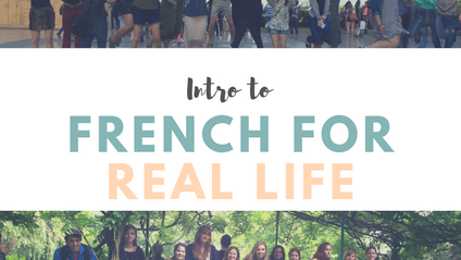 Product image for Intro to French for Real Life
