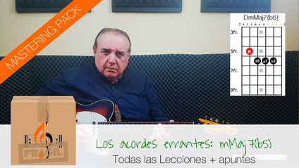 Product image for MASTERING LOS ACORDES ERRANTES: mMaj7(b5)