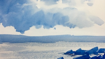 Product image for One Brush, One Color & One Lovely Painting