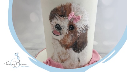Product image for Cross Breed Shih Tzu and Daschshund with Tracey Mann