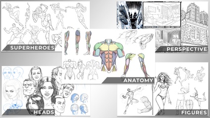 Product image for Comic Art and Figure Drawing Bundle
