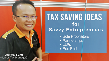 Product image for (English) Tax Saving & Tax Planning Tips for Savvy Entrepreneurs by AdrianYeo Chartered Accountants