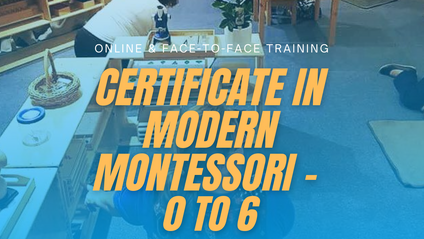 Product image for Certificate in Modern Montessori