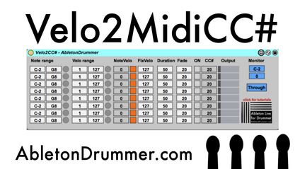 Product image for Velo2MidiCC# -         (M4L device included)