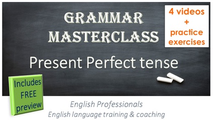 Product image for The Present Perfect tense