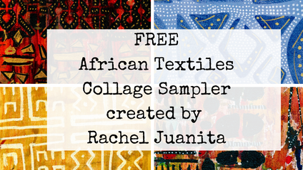 Product image for FREE African Textiles Collage Papers Sampler Pack
