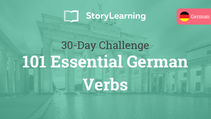 Product image for 101 Essential German Verbs (30-Day German Challenge)